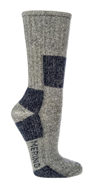 2 Paar TippTexx 24 Trekkingsocken, Outdoorsocken mit 85% Wolle vom Merinoschaf